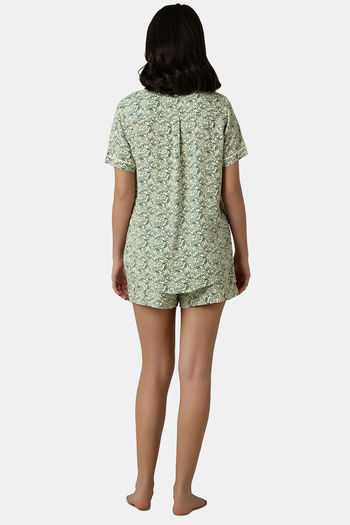 Amante Viscose Loungewear Set - Forest Print — image 3